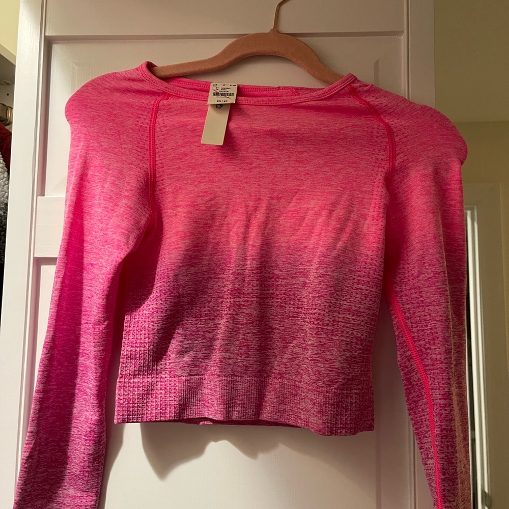 Victoria Secret PINK Pink ombre workout top